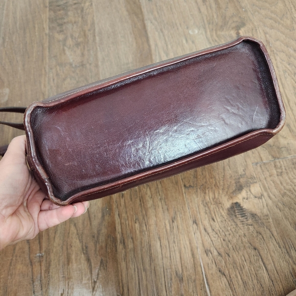 VTG BRAHMIN Brown Reptile Embossed Leather Purse - Picture 7 of 13